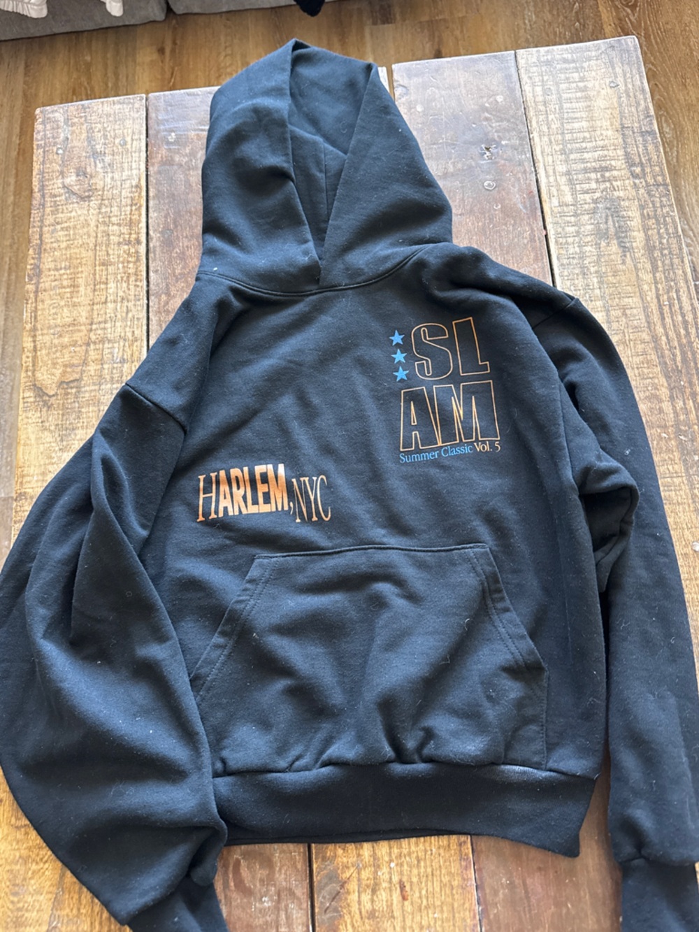 SLAM Black 'Harlem NYC Hoodie